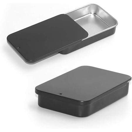 mini slide metal storage box|Small Metal Box With Sliding Lid .